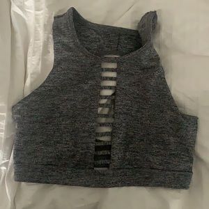 Grey Sports Bra